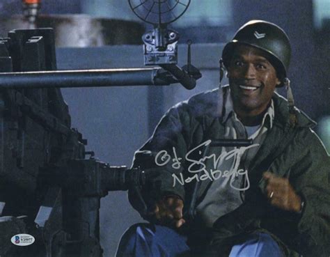 OJ SIMPSON SIGNED 11X14 PHOTO NAKED GUN AUTHENTIC AUTOGRAPH BECKETT COA K Collectible