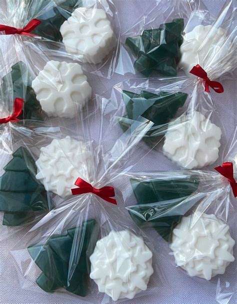 Christmas Soap Favors Stocking Stuffers Soap Ts Christmas Guest Favors Christmas Party