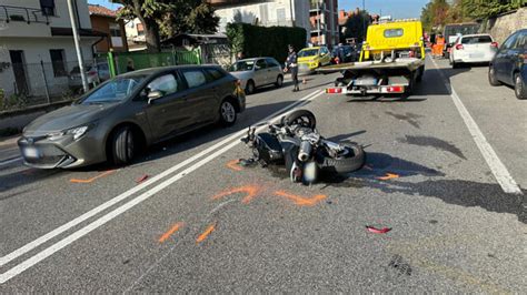 Morto Il Motociclista Di Anni