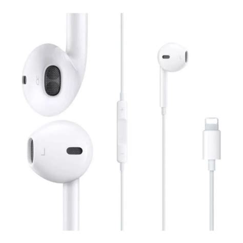 Fone Com Fio Para Iphone - Fone de Ouvido Com Fio Lightning para iPhone Earpods com Microfone ...