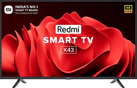 Best Deals On Redmi 43 Inches 4K UHD Android Smart LED TV In India