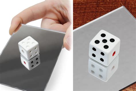 Video: Dice Mirror Optical Illusion