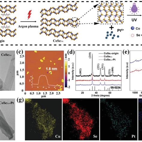 The Structural Characterizations Of CoSe2x And CoSe2xPt A