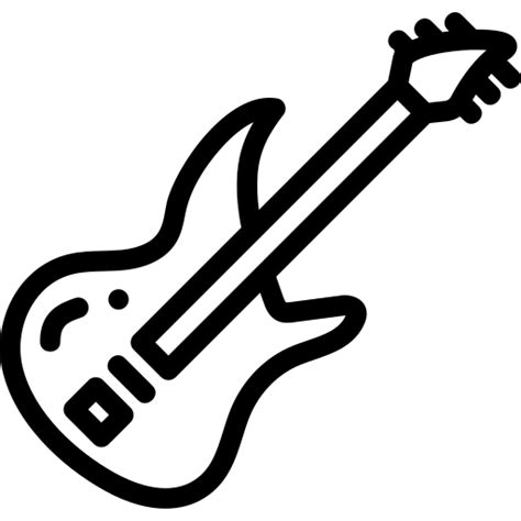 Guitarra El Ctrica Iconos Gratis De M Sica