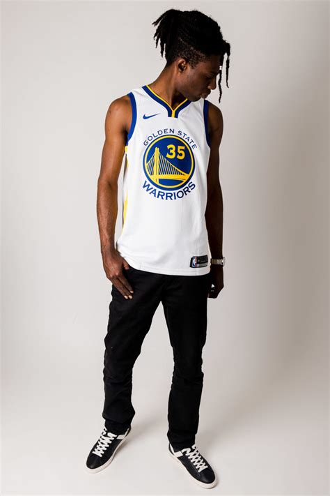 KEVIN DURANT GOLDEN STATE WARRIORS NIKE SWINGMAN JERSEY- MENS WHITE ...