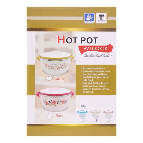 Purchase Happy Ware Hot Pot With Lock X X Cm Ml Beige Su Online At Best Price In