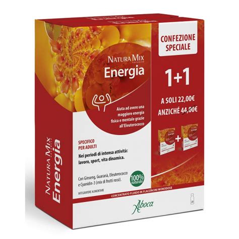 Natura Mix Advanced Energia Aboca Flaconcini