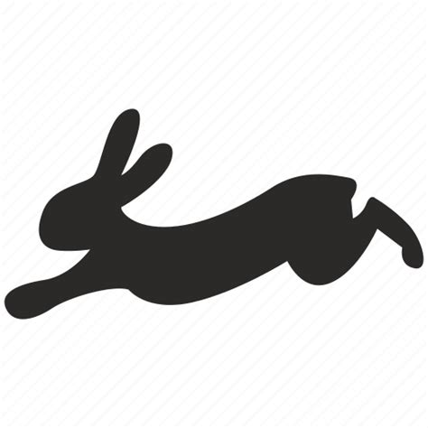 Animal Nature Rabbit Run Wild Icon