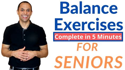 Balance Exercises For Seniors Fall Prevention Complete In 5 Minutes