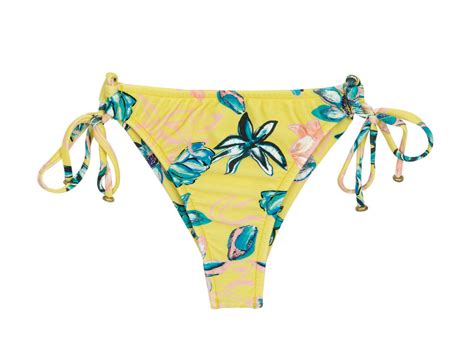 Scrunch Bikinihose Brasil Blumen Bottom Florescer Babado Micro Bikini Brasil Shop