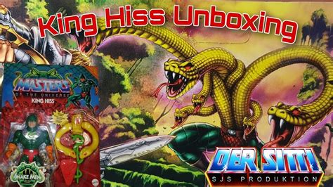 Super Geile Figur Masters Of The Universe Origins King Hiss Unboxing