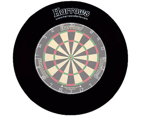 Harrows Board Surround Dart Board Umrandung Schwarz