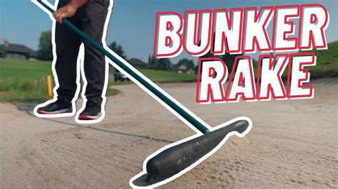 How To Correctly Rake A Bunker Golf Tips YouTube