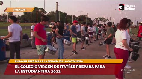 El colegio Virgen de Itatí se prepara para la estudiantina 2022 Vídeo