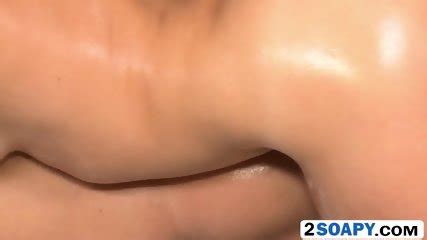 Blonde Temptress Gives Soapy Massage And Turns On Lucky Guy