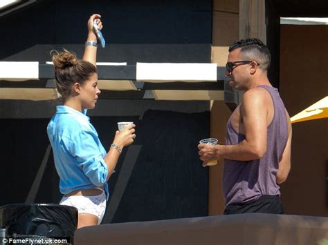 Megan McKenna Cools Off In A Floral Bikini As She Relaxes With Amber Dowding In Marbella Daily