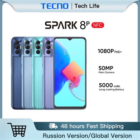 Original Tecno Spark P Gb Smartphone Helio G High Capacity