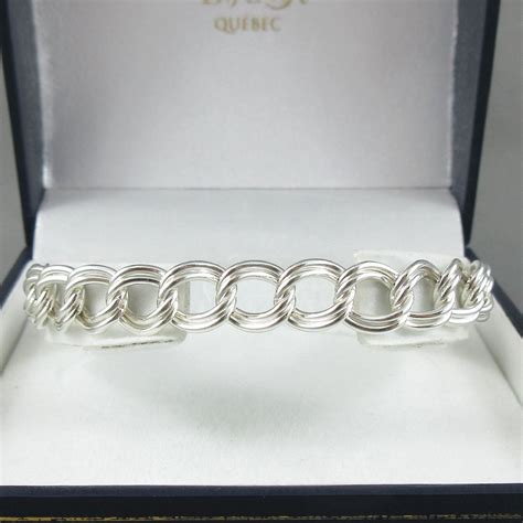 Bracelet Maille Double For At Argent La Bo Te Bijoux