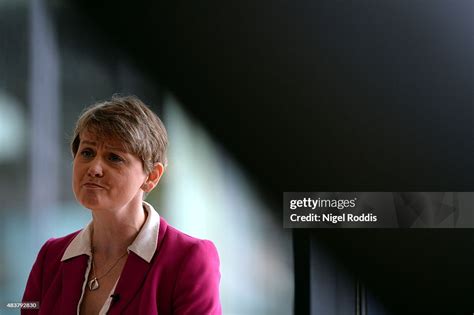 Labour leadership candidate Yvette Cooper gives a speech on the... News Photo - Getty Images