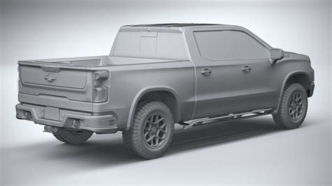 Chevrolet Silverado Zr2 Bison Cg 2023 3d Model Cgtrader