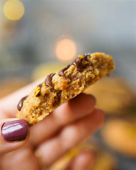 Orangen Pl Tzchen Mit Schokolade Vegan