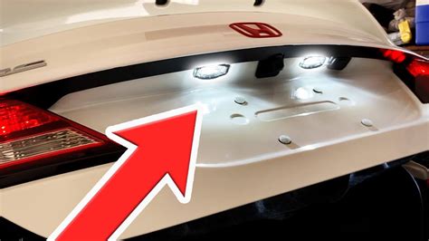 Como Cambiar La Luces Traseras De La Placa De Coche YouTube