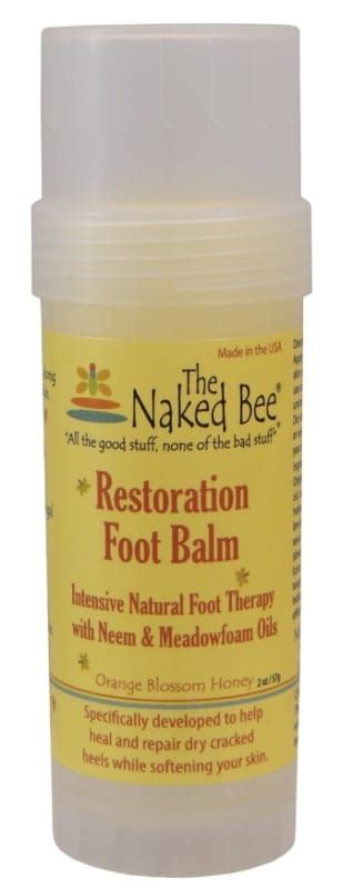 Restoration Foot Balm Intensive Natural Foot Therapy The Naked Bee