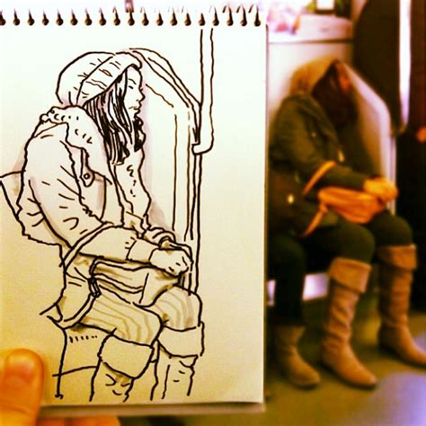 Everyday Scenes Playfully Transformed Into Speed Sketches