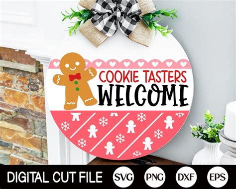 Christmas Welcome Sign Bundle Christmas Door Hanger Svg Etsy