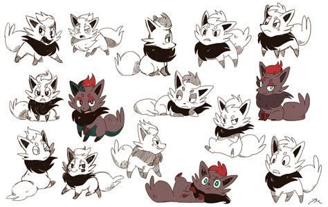 Zorua by bluekomadori on DeviantArt