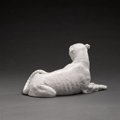 A Meissen White Figure Of A Lioness Second Half 18th Century Tomasso