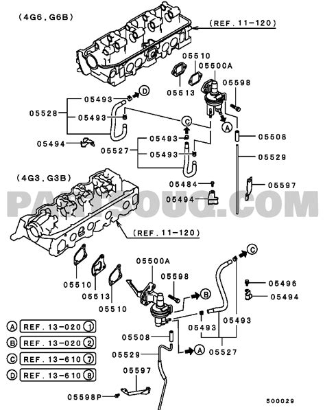 Engine Mitsubishi L300 Europe P02V Parts Catalogs PartSouq