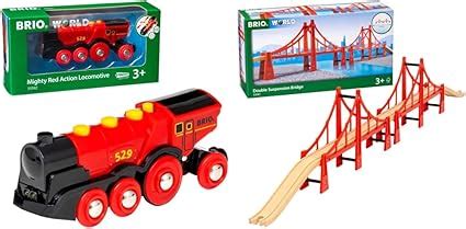 BRIO World Mighty Red Action Locomotive Battery Powered Train 33683