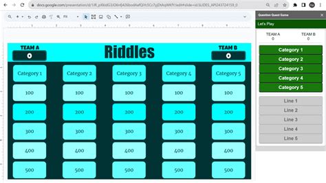 Jeopardy Game Maker Online | Free Google Slides Template - smoothslides.com