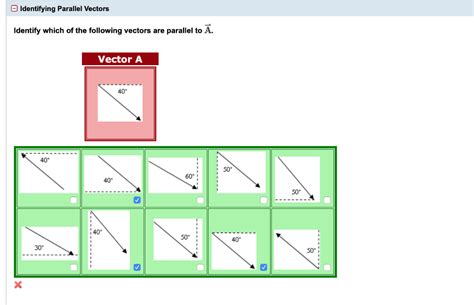 Solved O Identifying Parallel Vectors Identify which of the | Chegg.com