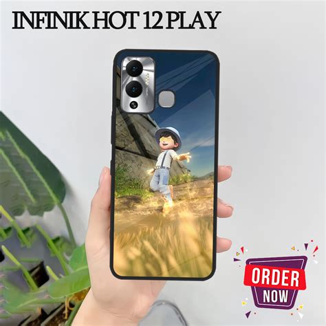 Jual Kn Case Glossy Case Infinix Hot Play Case Kekinian Lucu Casing Hp Kilau Motif