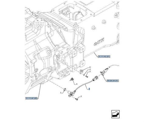 Czujnik obrotów skrzyni Case MXM New Holland 47766973