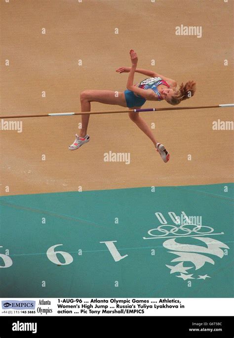 Atlanta Olympic Games .... Athletics, Women's High Jump Stock Photo ...