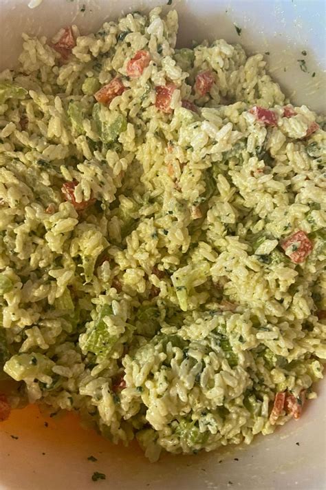 Easy Rice Salad Recipe Served Cold These Old Cookbooks