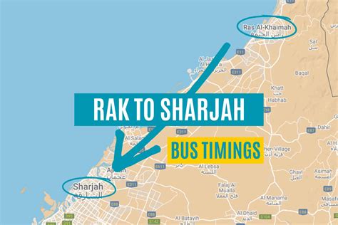 Ras Al Khaimah To Sharjah Bus Timings Route