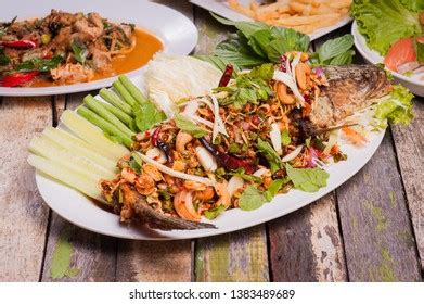 Chill Spicy Thai Food Seafood Hot Stock Photo 1383489689 | Shutterstock