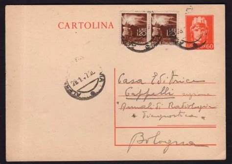 STORIA POSTALE REPUBBLICA 1947 Intero Luogot 60c Da Alessandria A