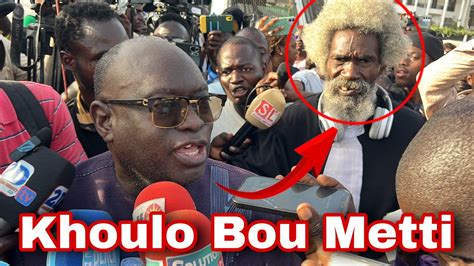 Khoulo bou metti Maître El Hadji Diouf et Siré clédor après la