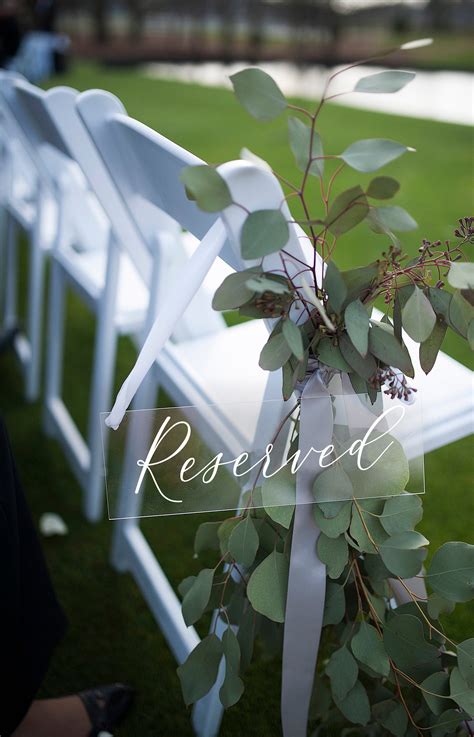 Reserved Sign Wedding Reserved Sign Reserved Wedding Sign - Etsy