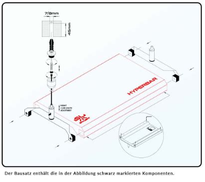 Skylight Hyperbar Hanging Kit