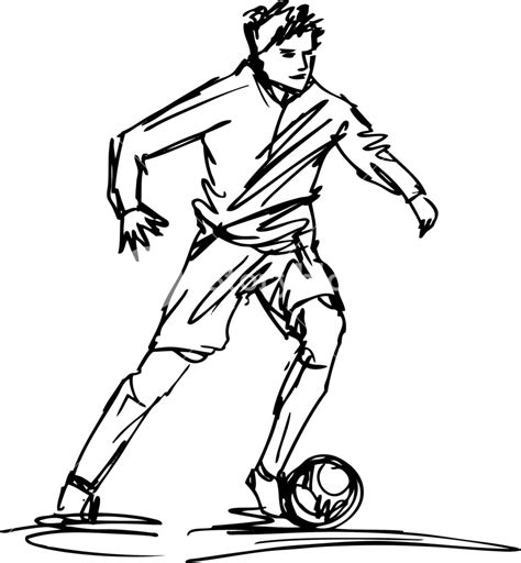 Soccer Player Drawings