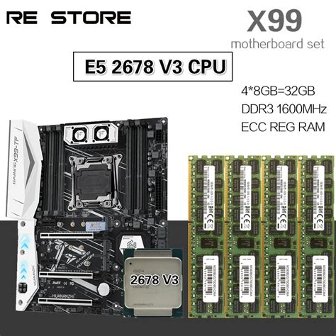 Купить дешево Huananzhi x99 TF Q x99 placa mãe intel xeon e5 LGA2011 3