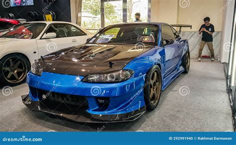 Blue Modified Nissan Silvia S Displayed In Indonesia Modification