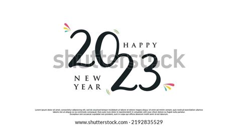 2023 Logo Design Creative Unique Concept Stock Vector (Royalty Free ...