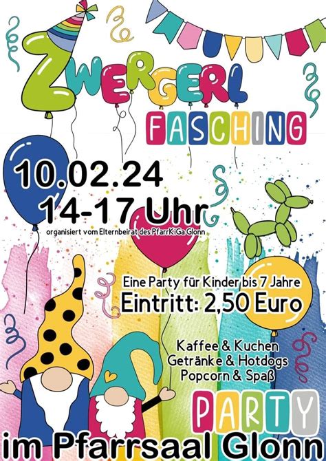 Fasching Mit Kindern Kinderfasching Faschingsb Lle F R Kinder